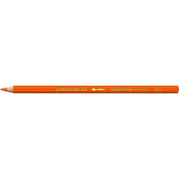 CARAN DACHE Crayon coul. Supracolor 3,8mm 3888.040 rouge jaune