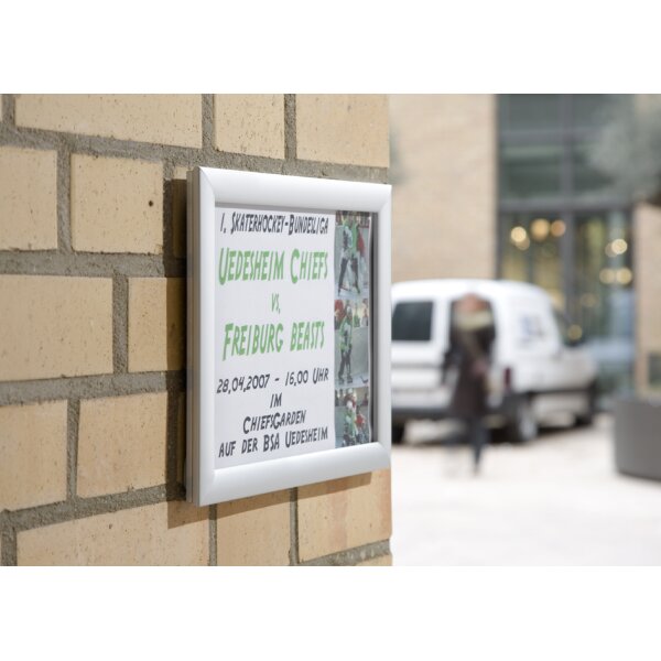 FRANKEN Plakatrahmen "Outdoor", DIN A0, 25 mm Rahmenprofil
