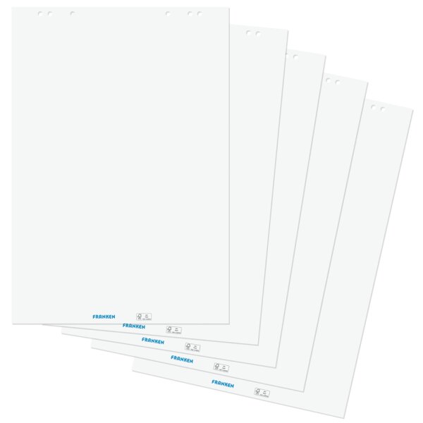 FRANKEN Papier pour chevalet, 20 feuilles, uni, 680 x 980 mm