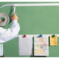 FRANKEN Magnethaftleiste, 35 mm x 1 m, selbstklebend, weiss