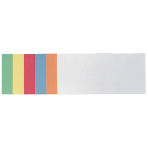 FRANKEN Moderationskarte, Rechteck, 205 x 95 mm, sortiert