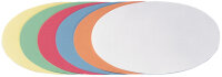 FRANKEN Moderationskarte, Oval, 190 x 110 mm, sortiert