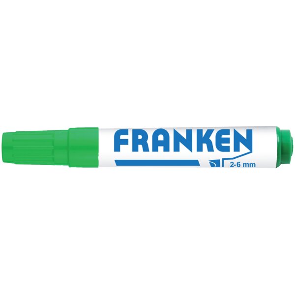 FRANKEN Flipchart Marker, Strichstärke: 2-6 mm, grün