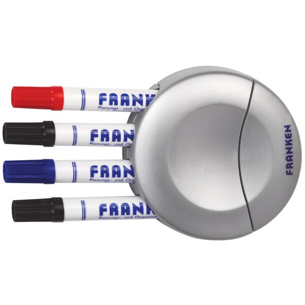 FRANKEN Markerhalter f&uuml;r 4 Marker, inkl. Tafell&ouml;scher
