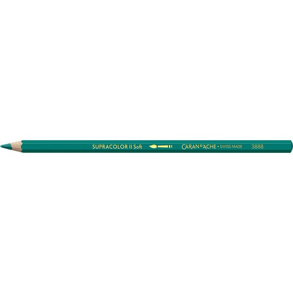 CARAN DACHE Farbstifte Supracolor 3,8mm 3888.190 gr&uuml;nblau