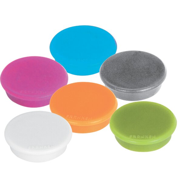 FRANKEN Haftmagnet MagFun, Durchmesser: 32 mm, sortiert