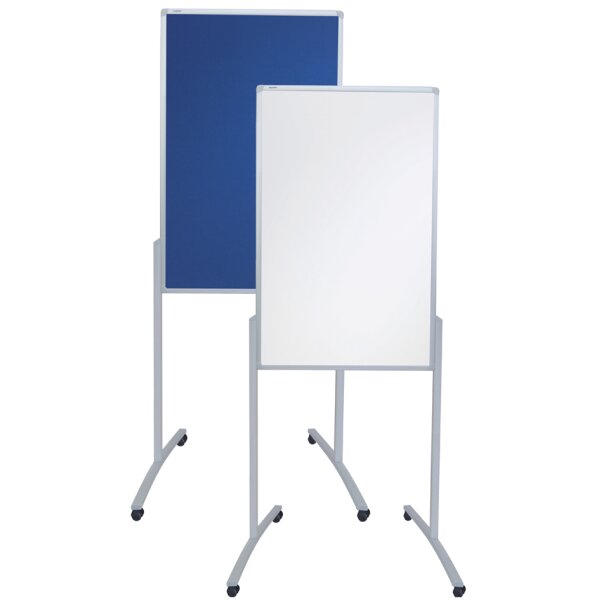 FRANKEN Kombi-Flipchart PRO, (B)760 x (H)1.210 mm, grau