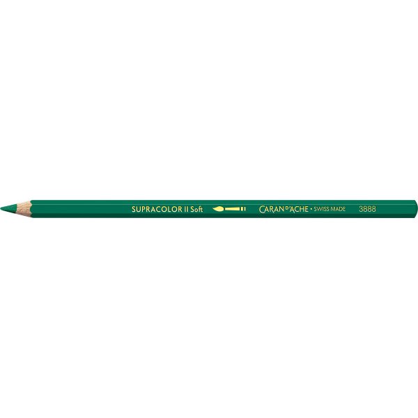 CARAN DACHE Crayon coul. Supracolor 3,8mm 3888.200 vert-bleu