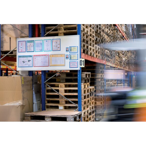 FRANKEN Standbeine für Tafel-System PRO, höhenverstellbar