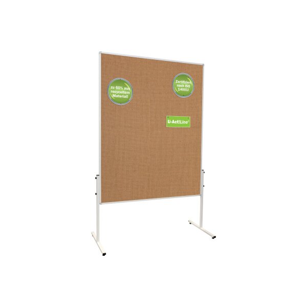 FRANKEN Tableau mod&eacute;ration 150x120 cm MT9009 U-Act!Line, jute
