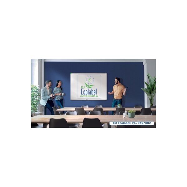 FRANKEN Schreibtafel 90x120 cm SC929012 U-Act!Line, Stahl emailliert