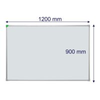 FRANKEN Schreibtafel 90x120 cm SC929012 U-Act!Line, Stahl...