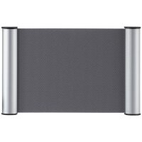FRANKEN Plaque de porte clip, 330 x 215 mm - A4, argent