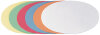 FRANKEN Moderationskarten Ovale, 110 x 190 mm, orange