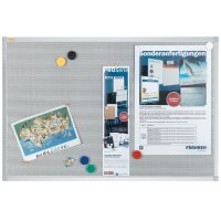 FRANKEN PinnMag-Tafel X-tra!Line, (B)900 x (H)600 mm, grau