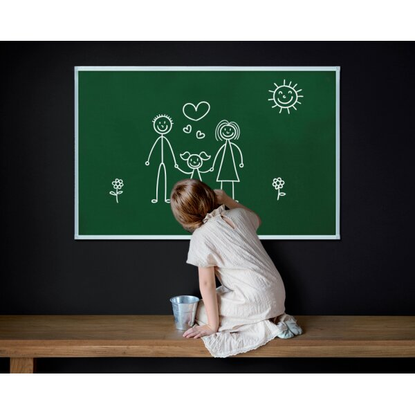 FRANKEN Tableau à craie X-tra! Line, 1.800 x 1.200 mm, vert