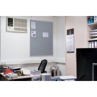 FRANKEN Tableau en textile X-tra!Line, 1.800 x 900 mm, gris