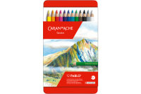 CARAN DACHE Crayon de couleur Pablo 666.312 12 couleurs