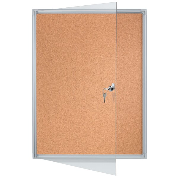 FRANKEN Vitrine daffichage X-tra!Line, 12x A4, dos en liège