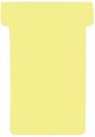 FRANKEN Fiches T, taille 2 / 48 x 84 mm, jaune