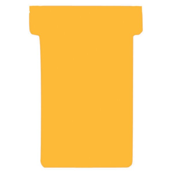 FRANKEN Fiches T, taille 2 / 48 x 84 mm, orange