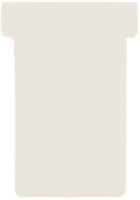 FRANKEN Fiches T, taille 2 / 48 x 84 mm, blanc