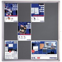 FRANKEN Vitrine daffichage ECO pour 15x A4, dos en feutre