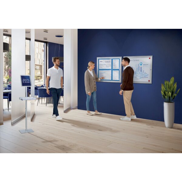 FRANKEN Vitrine daffichage SECURITY 4 x A4, ininflammable