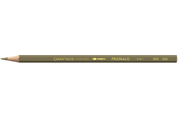 CARAN DACHE Crayon de couleur Prismalo 3mm 999.039 olive brunatre