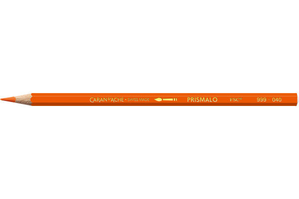CARAN DACHE Crayon de couleur Prismalo 3mm 999.040 rouge-jaune