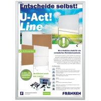 FRANKEN Plakatrahmen Security, feuerfest, DIN A4