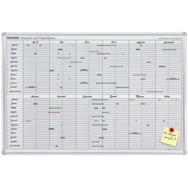 FRANKEN Bande de répartition pour tableau planning