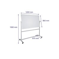 FRANKEN Tableau rotatif pied 120x90 cm ST901 U-Act!Line,...