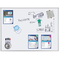 FRANKEN Weisswandtafel ECO, emailliert, 1.800 x 900 mm