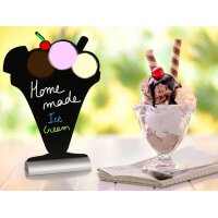 Securit Tischaufsteller SILHOUETTE "Eis"