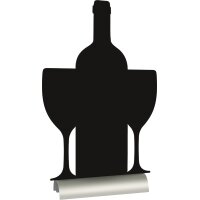 Securit Ardoise de table SILHOUETTE Vin