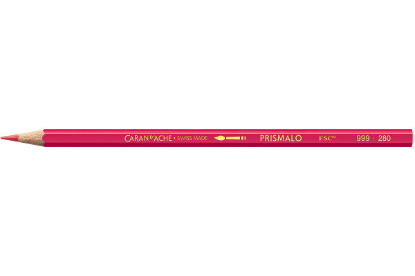 CARAN DACHE Crayon de couleur Prismalo 3mm 999.280 rouge rubis