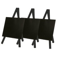 Securit Ardoise de table MINI avec trépied, noir