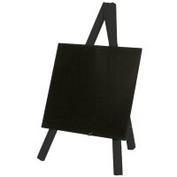 Securit Ardoise de table MINI avec trépied, acajou