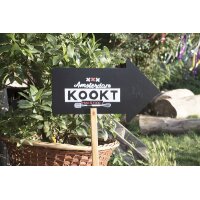 SECURIT Tableau Craie ARROW FBS-ARROW noir 67x49.2x0.2cm