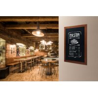 Securit Kreidetafel UNIVERSAL, mit Holzrahmen, schwarz