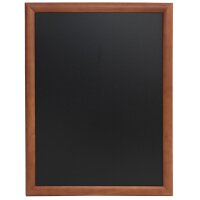 Securit Ardoise murale UNIVERSAL, avec cadre en bois, marron