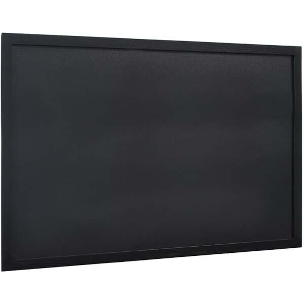 Securit Ardoise murale WOODY, avec cadre en bois, teck