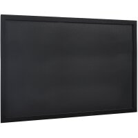 Securit Ardoise murale WOODY, avec cadre en bois, teck