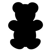 Securit Kreidetafel SILHOUETTE "Bär"