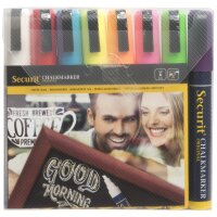Securit Kreidemarker ORIGINAL MEDIUM, 8er Etui, Grundfarben