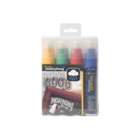 SECURIT Kreidestift 7-15mm SMA820-V4 ass., wasserfest 4...