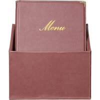 Securit Protège-menus CLASSIC, A4, boîte de...
