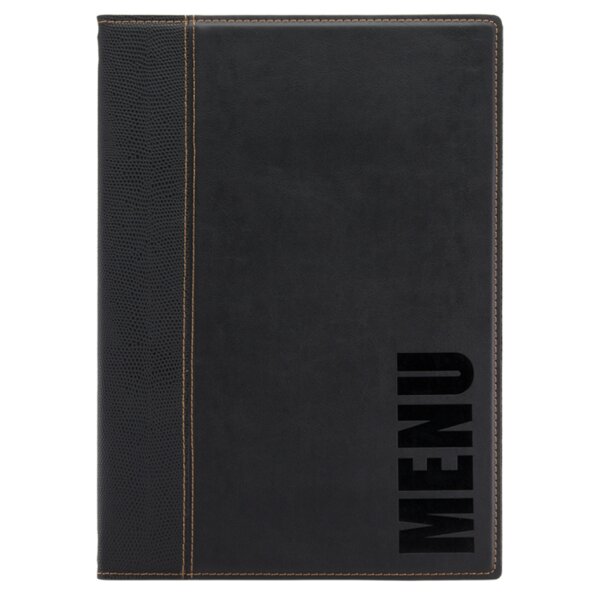 Securit Speisekarten-Mappe TRENDY, A4, schwarz