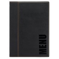 Securit Speisekarten-Mappe TRENDY, A4, schwarz